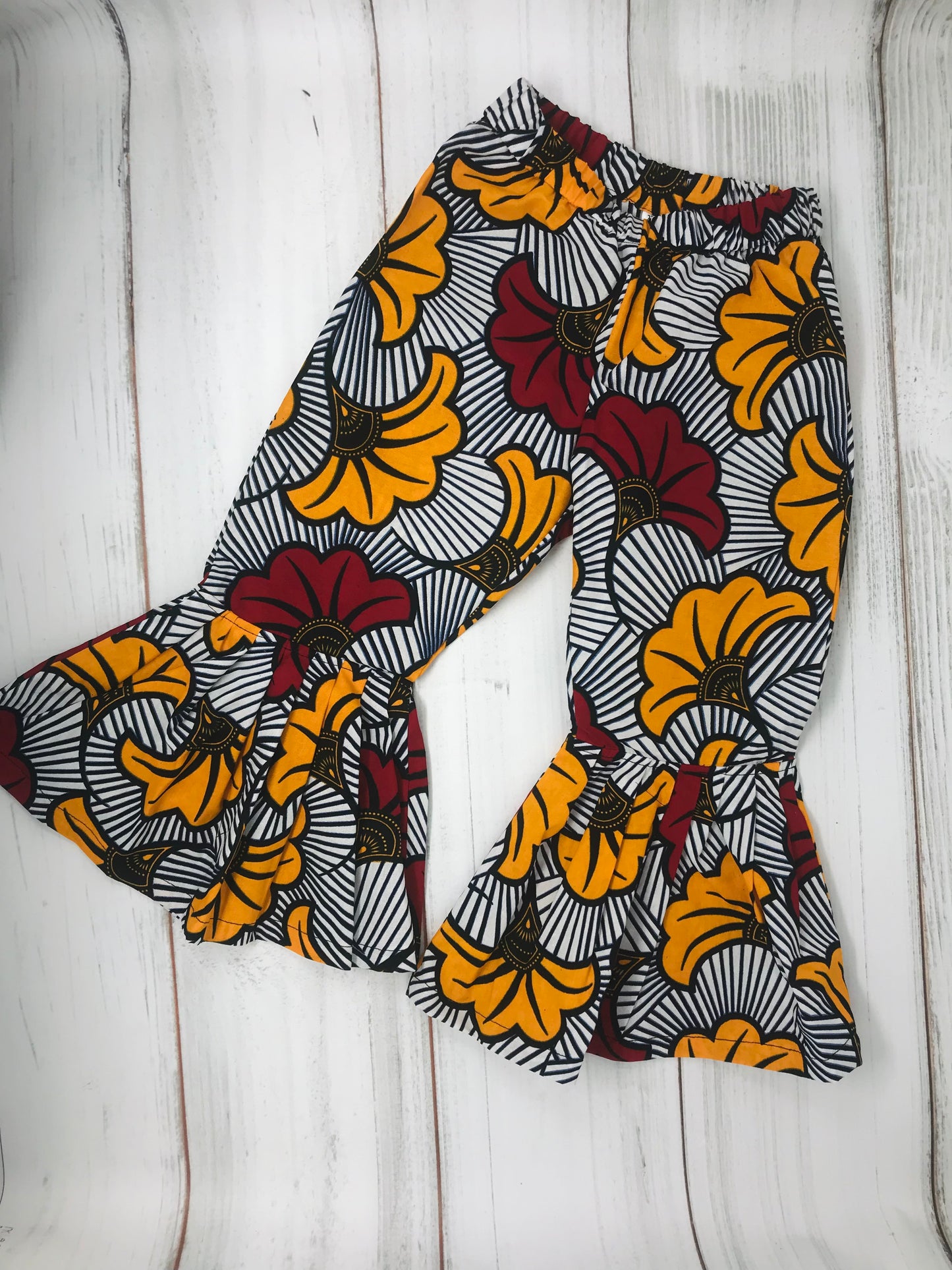 Ankara Floral Bellbottom / Flare Pants