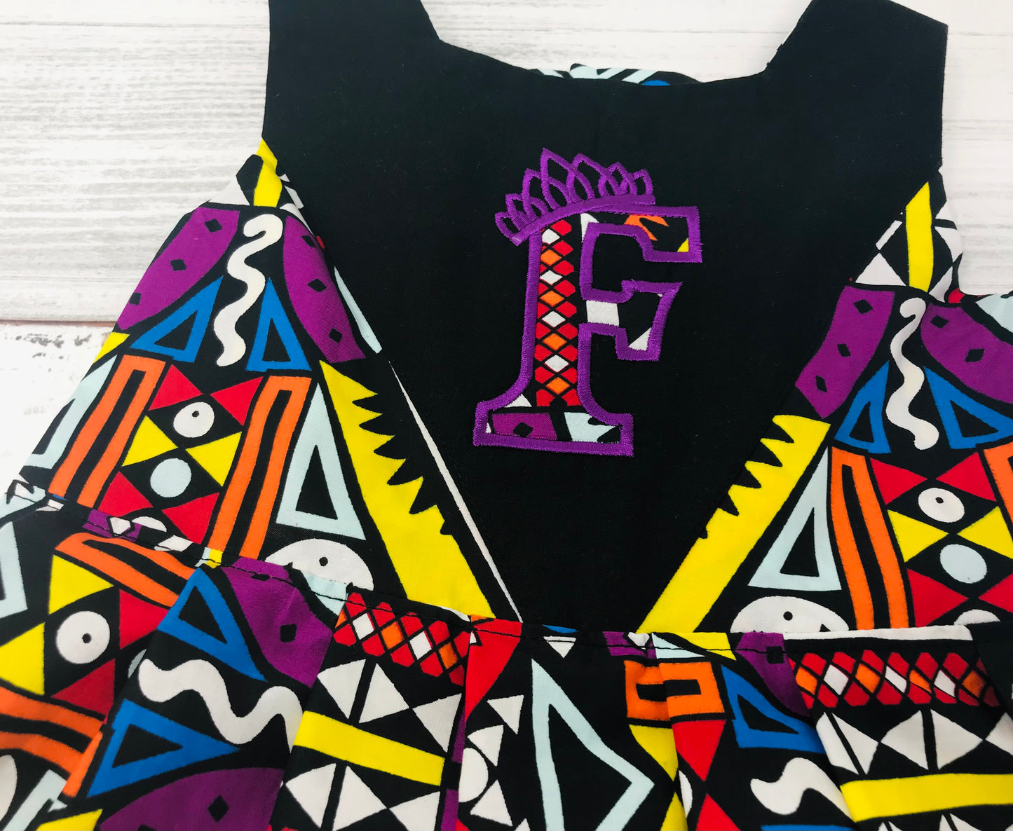 Personalized Alyma Summer Dress/African Print Girl Dress