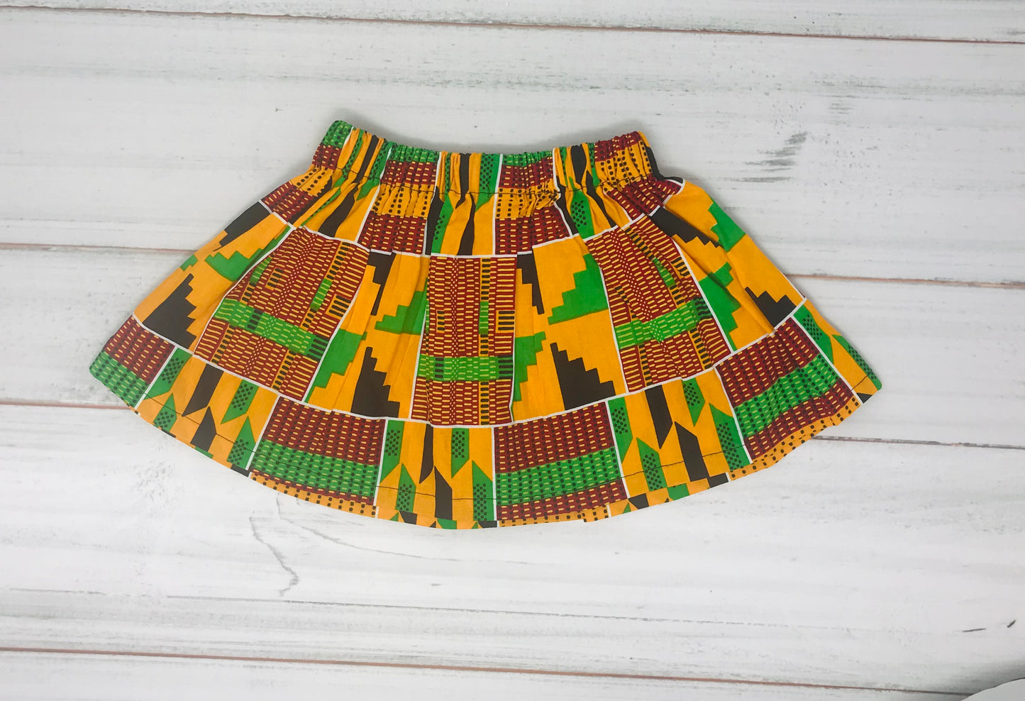 African Print Kente Skirt